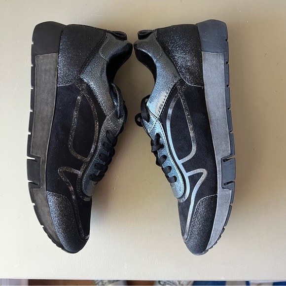 Tamaris Black Athletic Sparkly Shoes size 8.5 US 39 EU - Picture 4 of 10